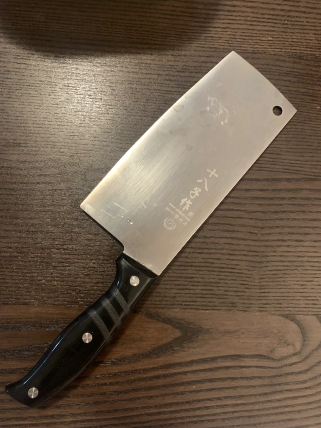 SHI BA ZI ZUO Chinese Cleaver Meat Bone Chopper Chef Knife