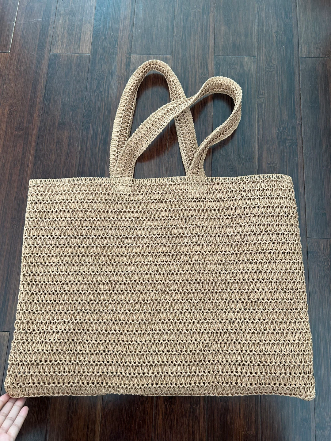 Authentic Burberry Raffia Straw Tote Bag - photo 3