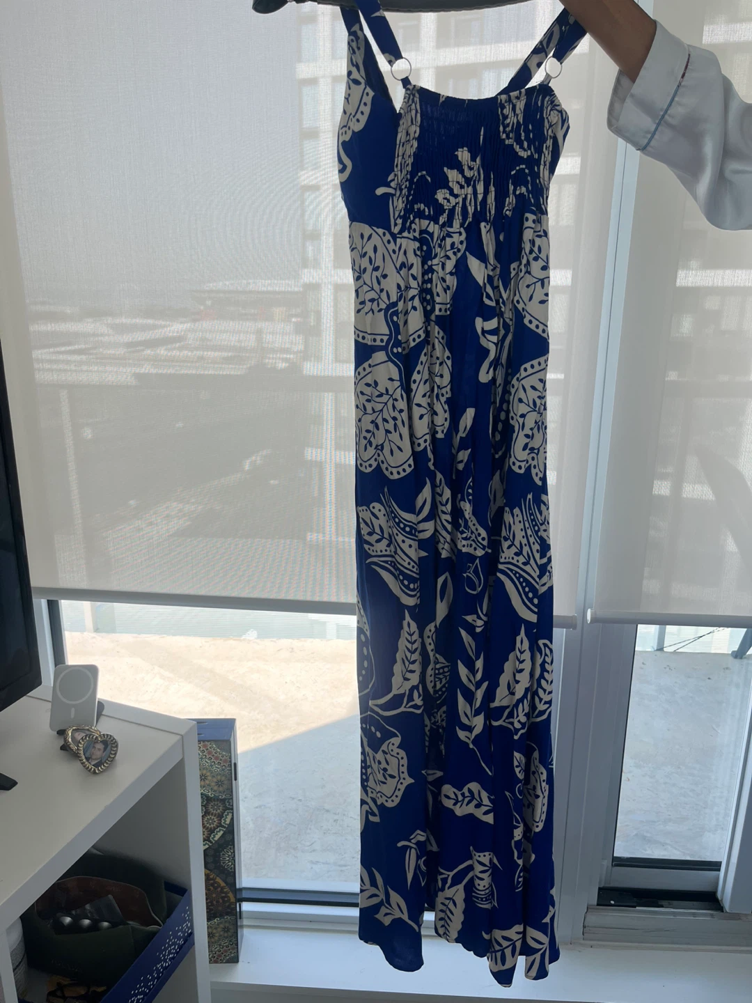 Blue Floral Maxi Dress Size S - photo 2