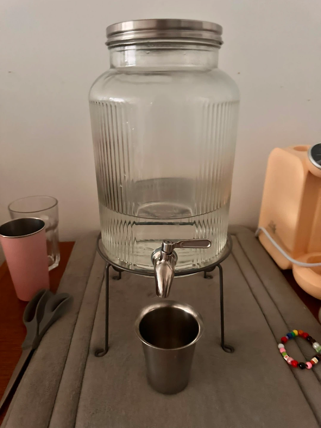 Glass Beverage Dispenser with Spigot - photo 2