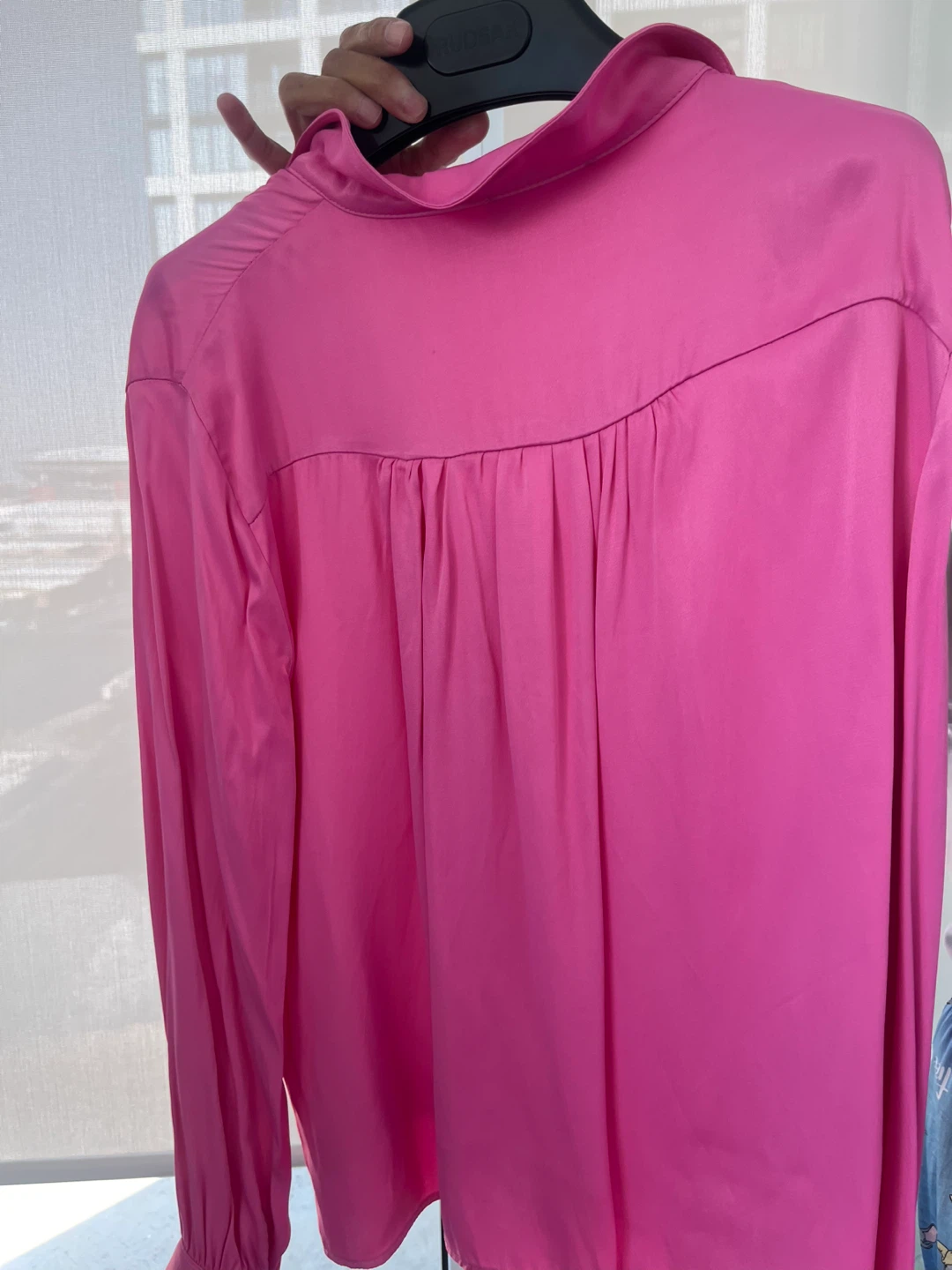 Pink Button-Up Blouse Size S - photo 2