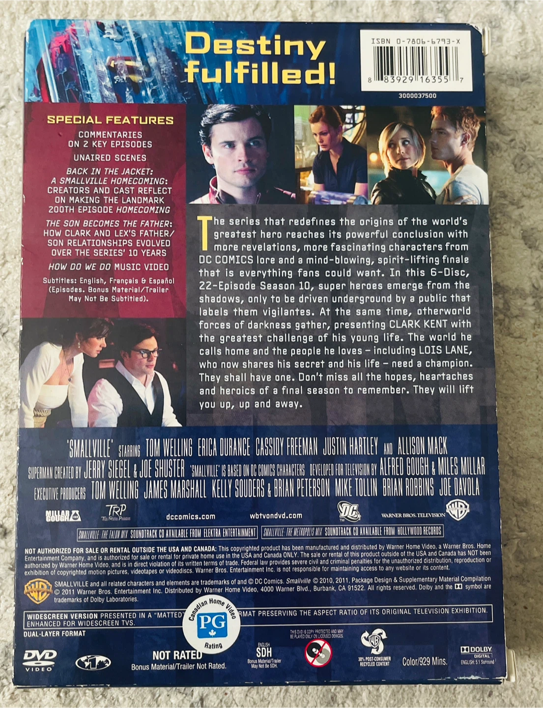 Smallville The Complete Tenth Season DVD - photo 2