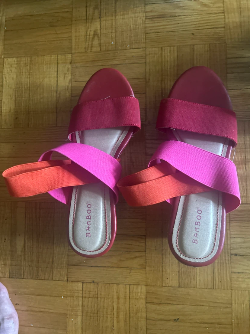Bamboo Wedge Sandals