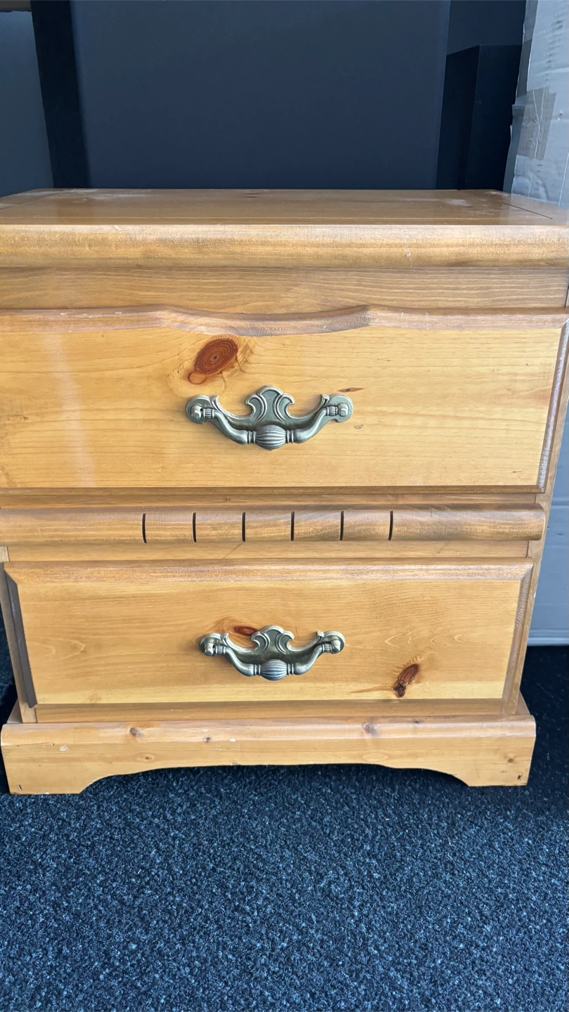Wooden Dresser with Mirror and Hutch - photo 3