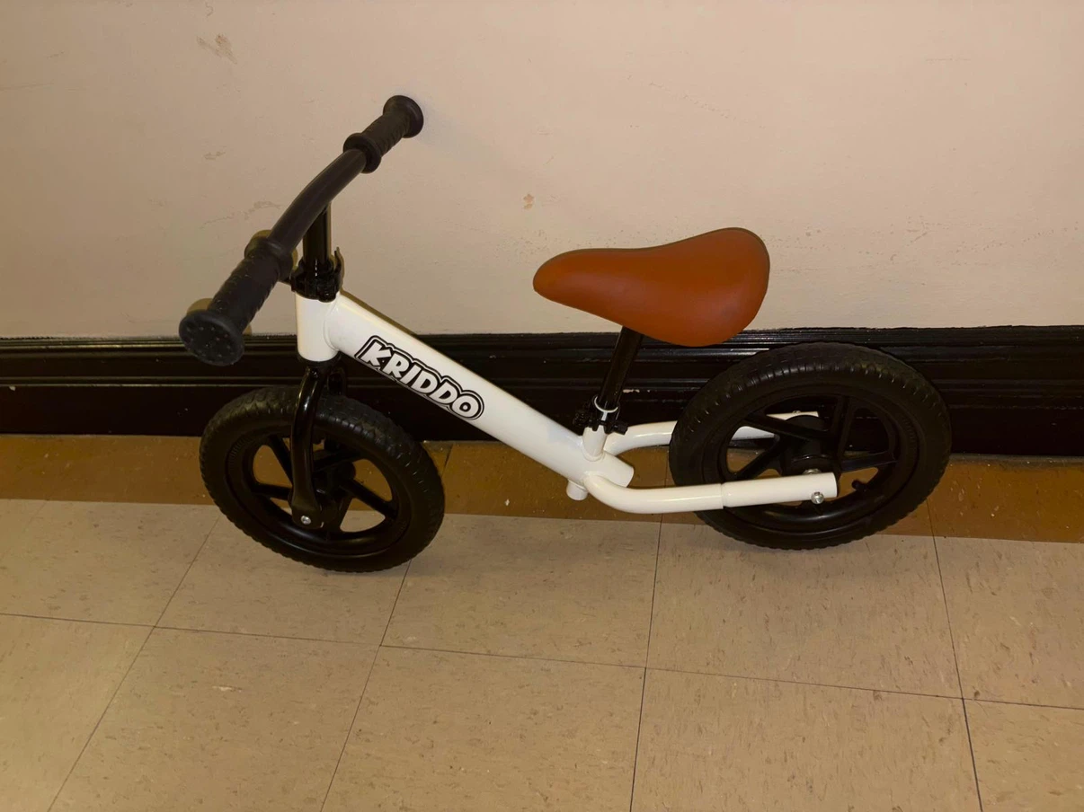 KRIDDO Balance Bike - White