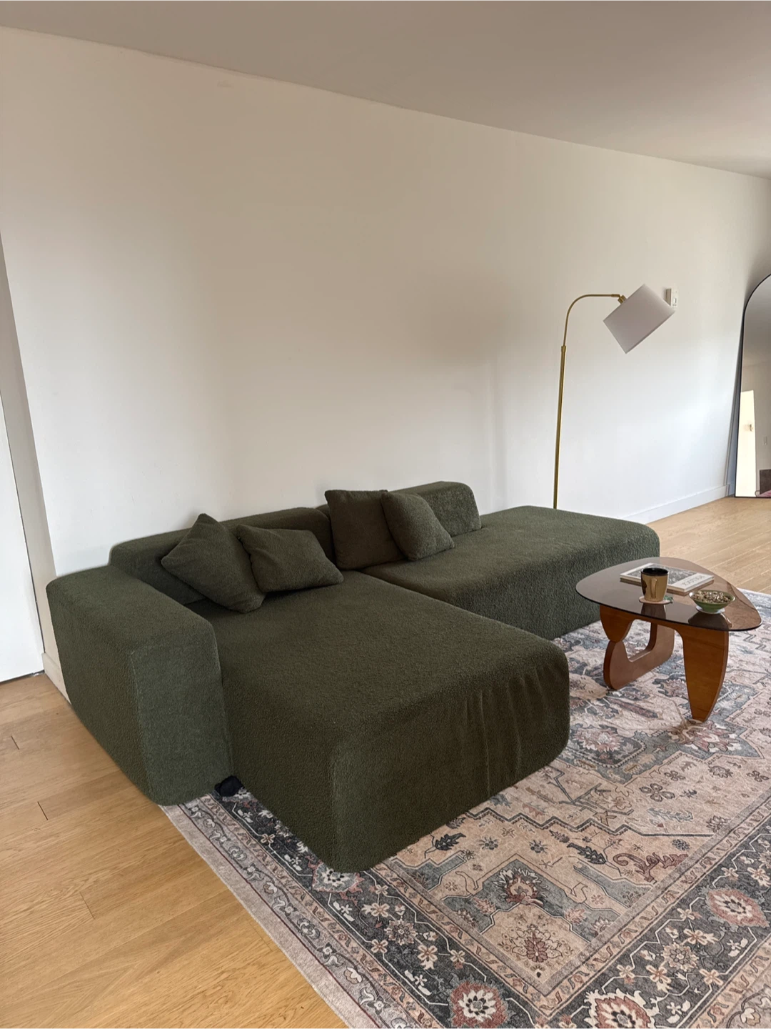 Sectional Sofa - Deep Green - photo 4
