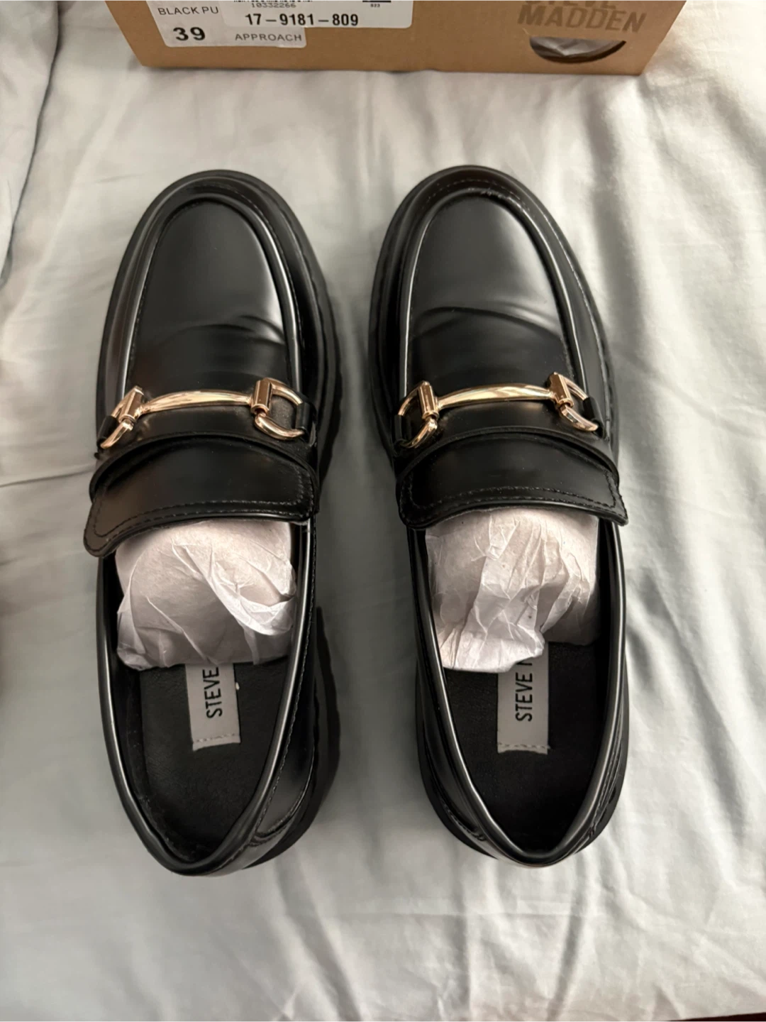Steve Madden Black Loafer Shoes - photo 3