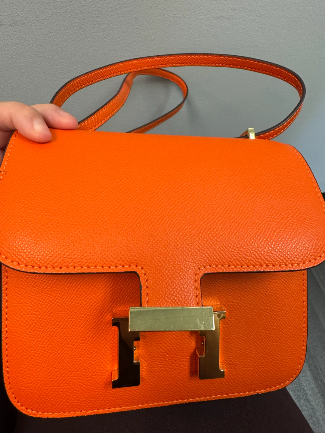 Orange  Shoulder Bag