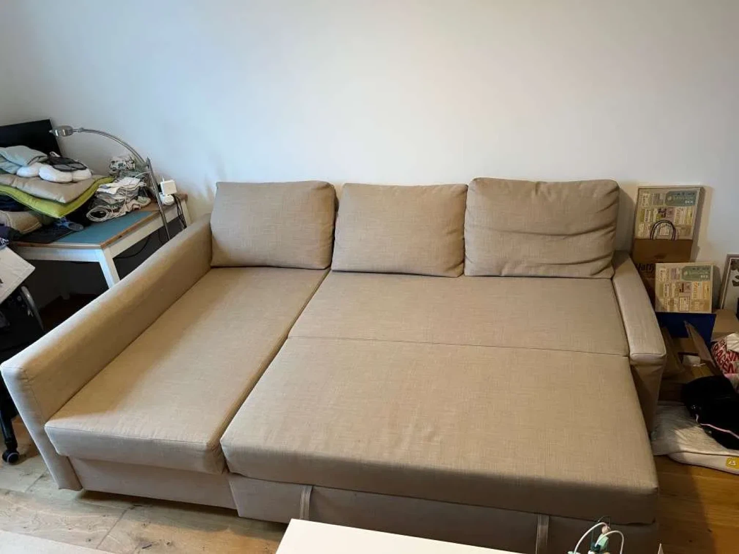 ikea Sectional Sofa Bed with Storage - photo 3
