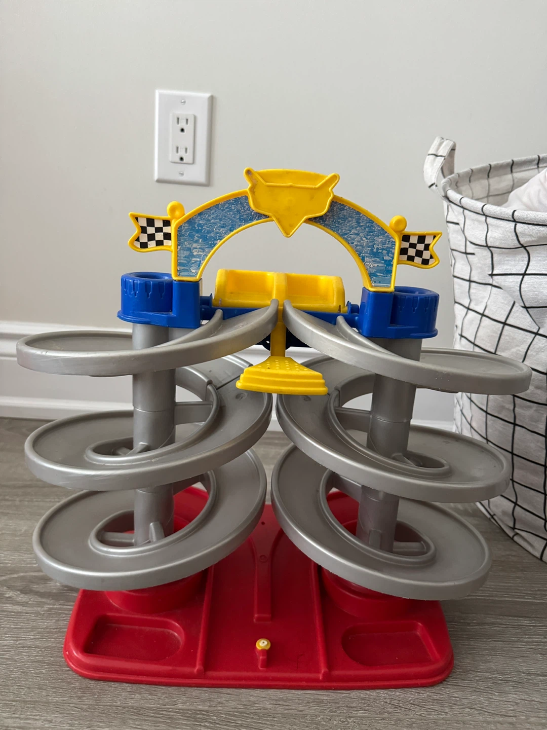 Little People Race Car Spiral Track
