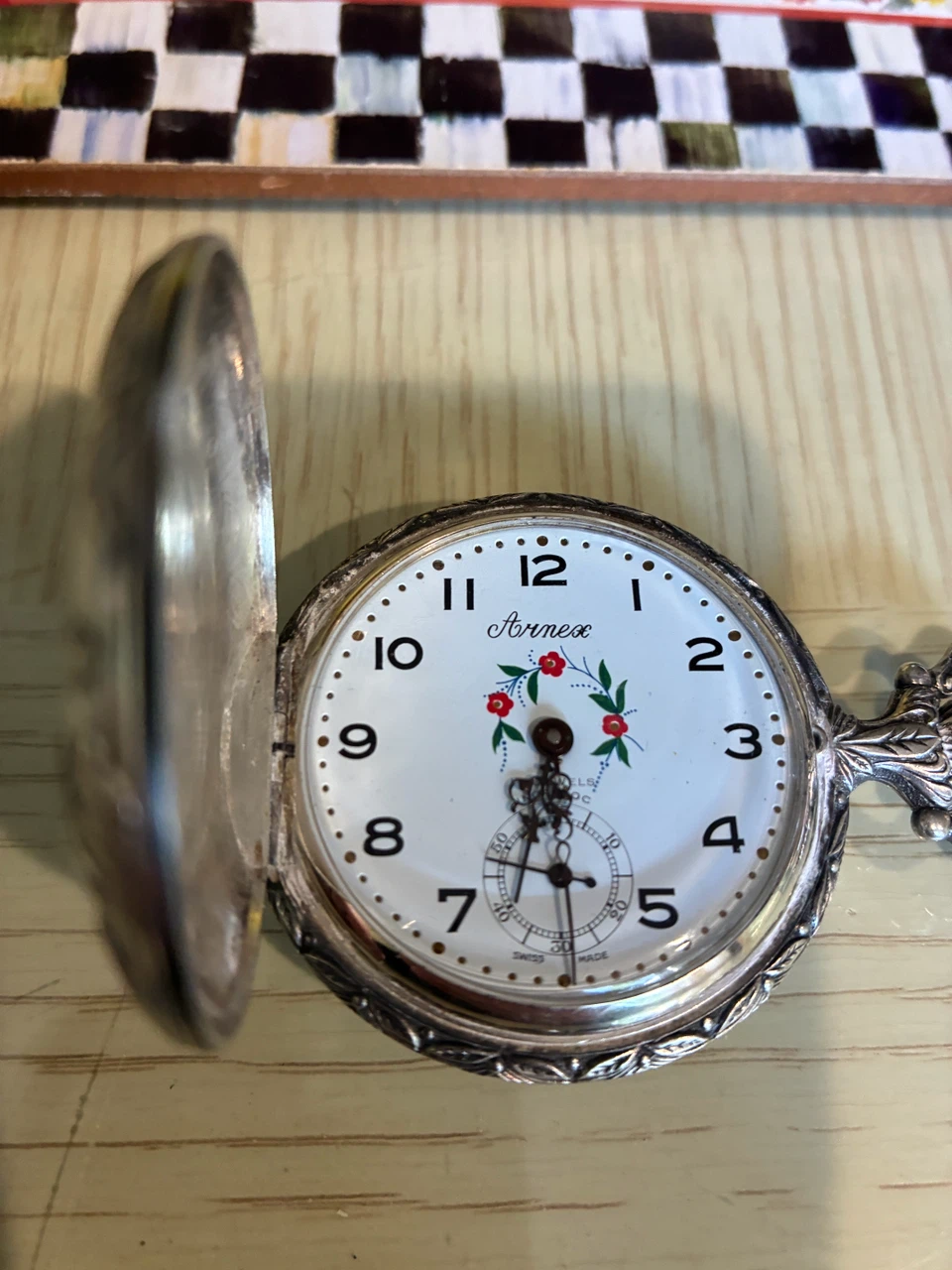 Arnex 17 Jewels Mechanical Pocket Watch - photo 3