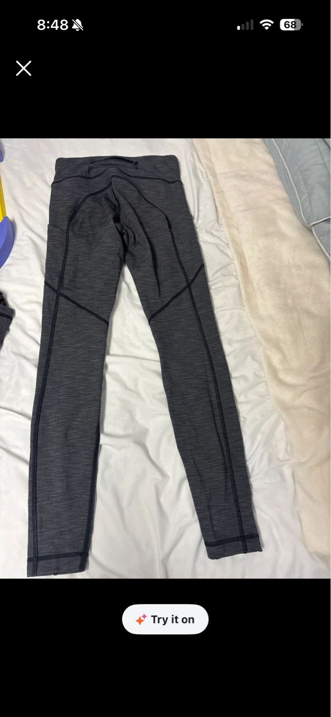 Lululemon Grey Heathered Leggings