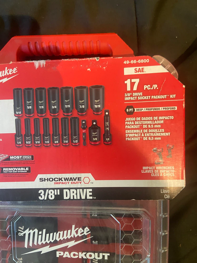 Milwaukee Tool SHOCKWAVE Impact Socket Set - photo 2