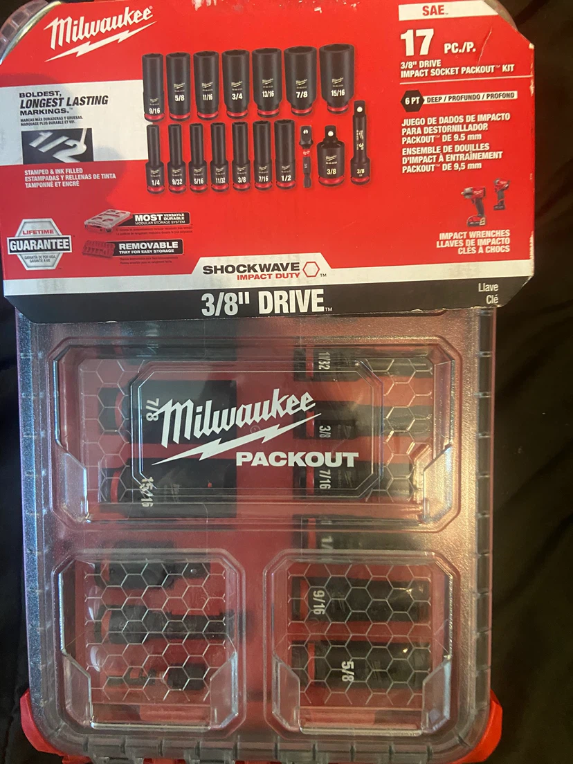 Milwaukee Tool SHOCKWAVE Impact Socket Set - photo 3