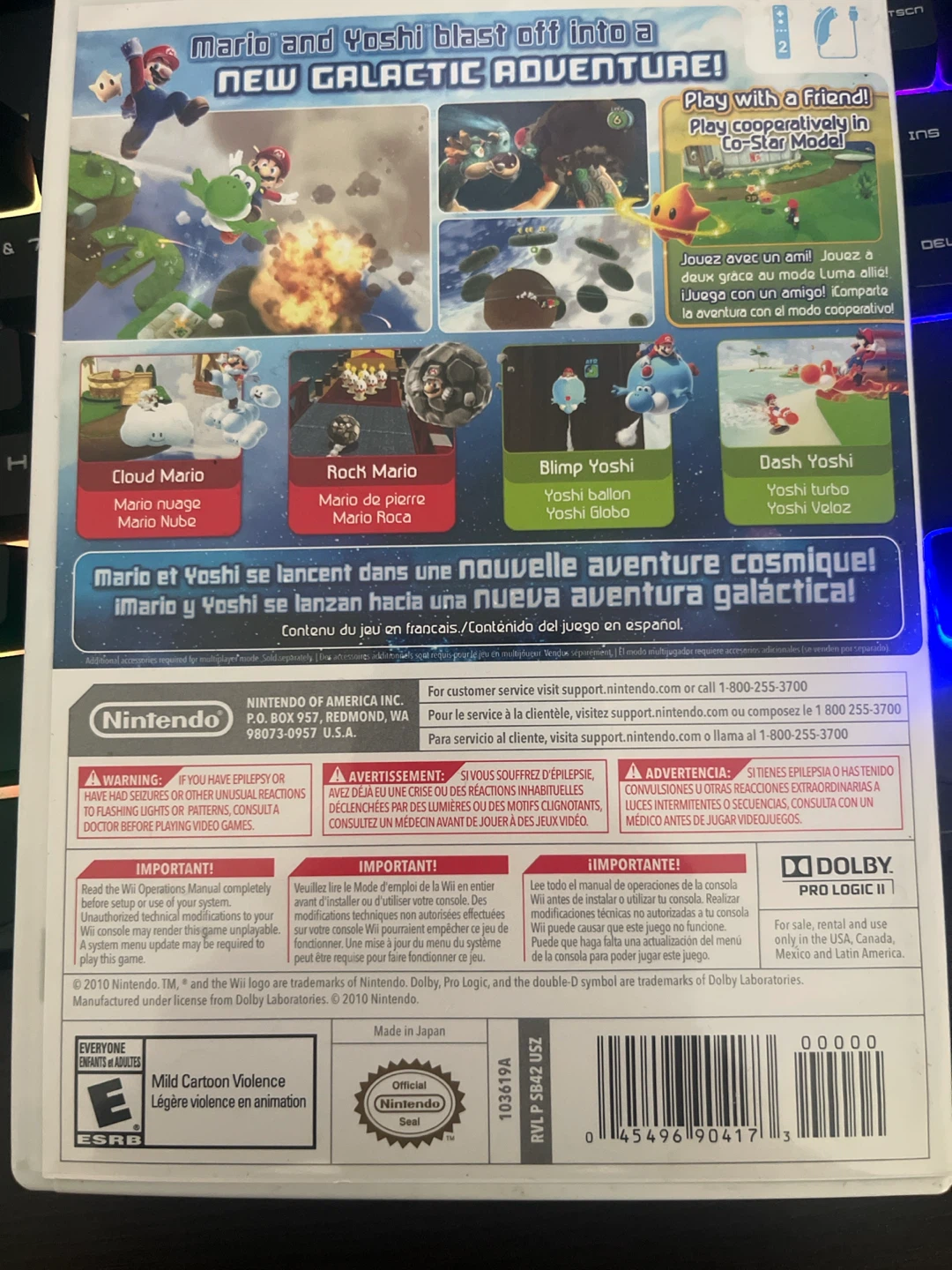 Mario galaxy 2 Wii - photo 2