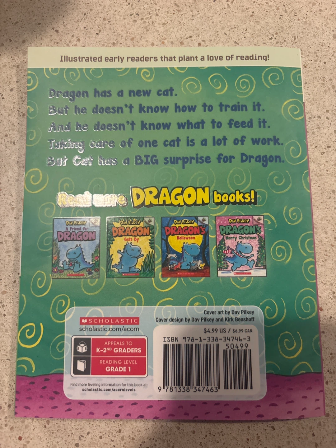 Dav Pilkey Dragon's Fat Cat Book - photo 2