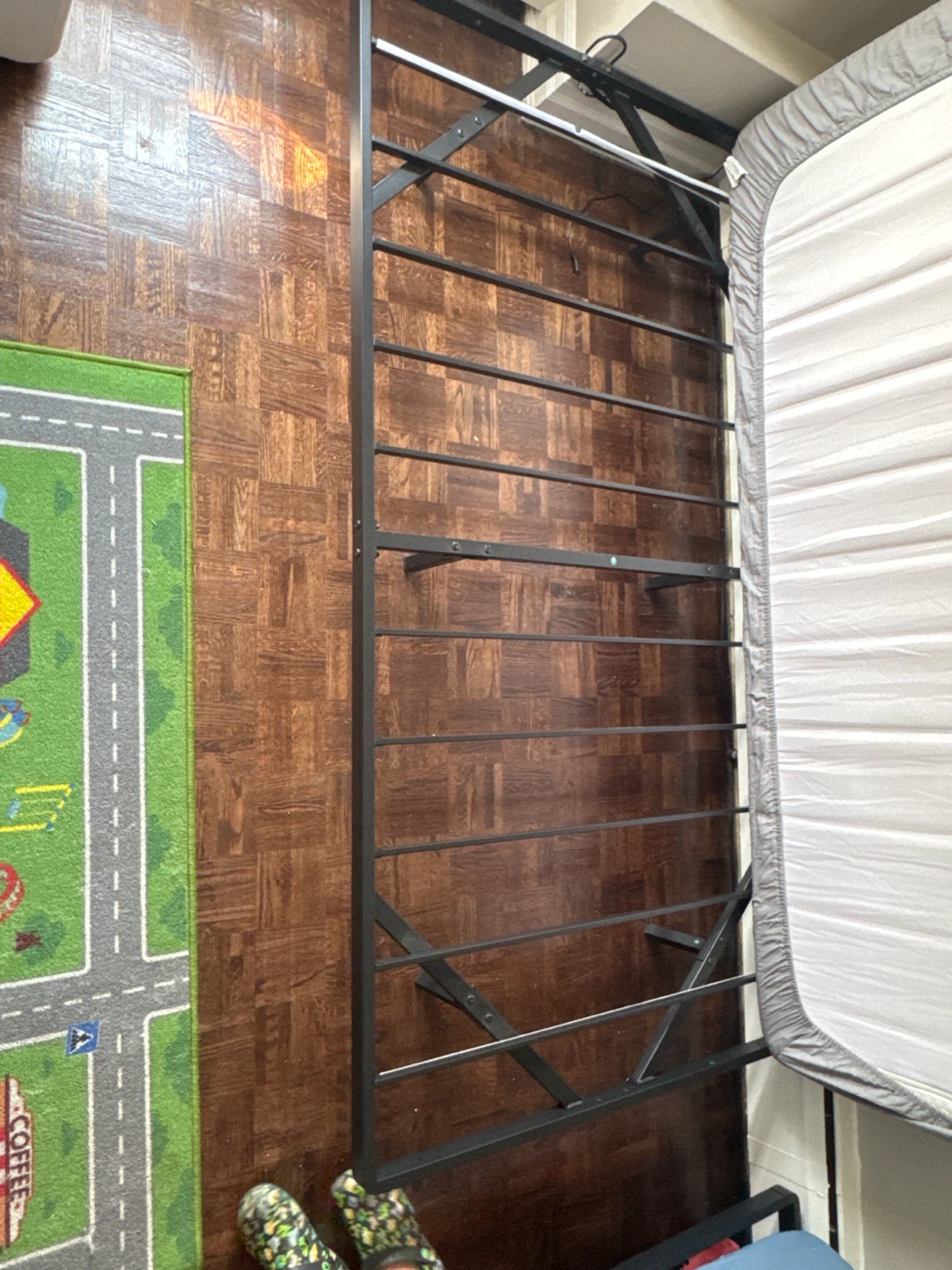 2 Twin bed frames without mattresses  c
