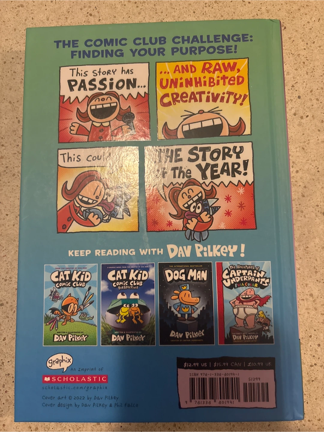 Cat Kid Comic Club: On Purpose by Dav Pilkey Book - photo 2