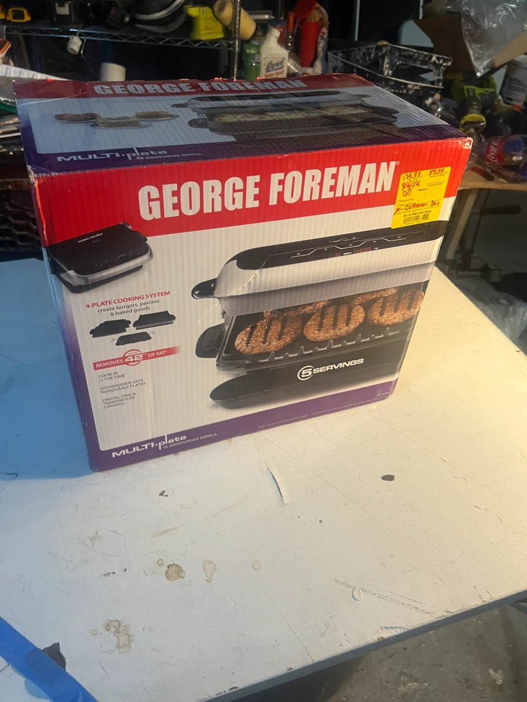 George Foreman 5-Serving Grill and Panini Press
