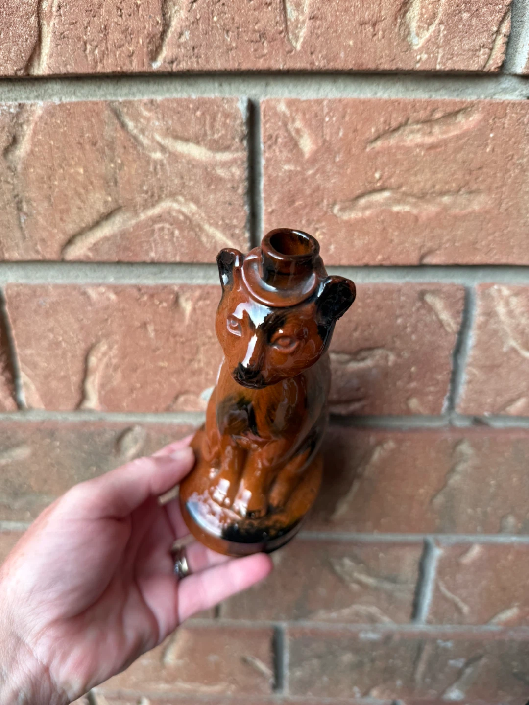 Vintage cat bud vase - photo 4
