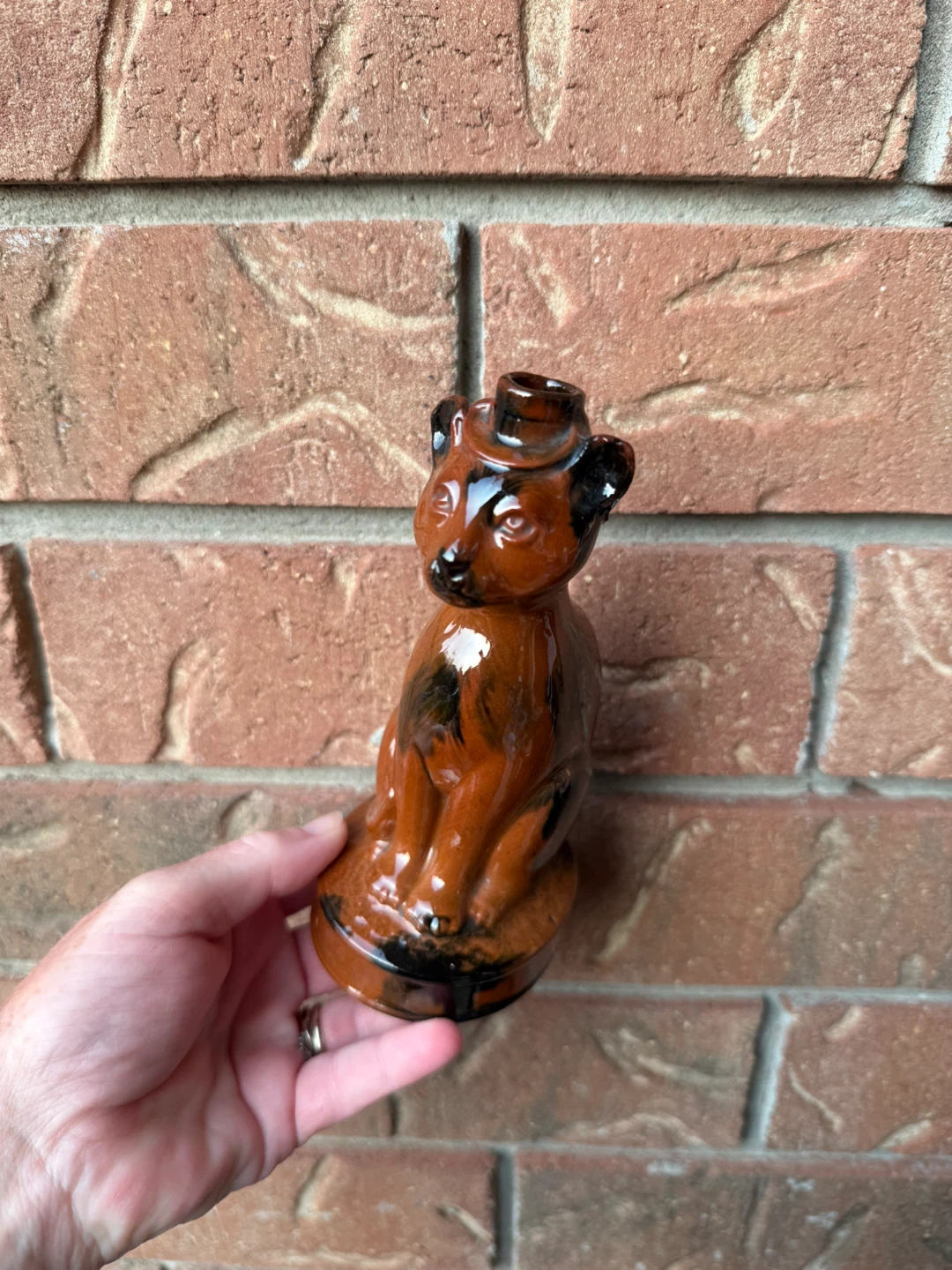 Vintage cat bud vase - photo 3