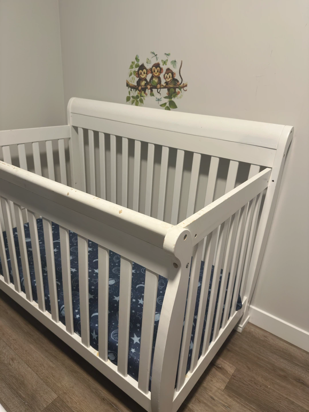 A 4 by 2 feet bed frame with the bed - photo 3