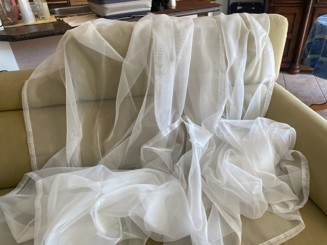 IKEA Sheer Curtains Brand New White 145 cm x 300 cm