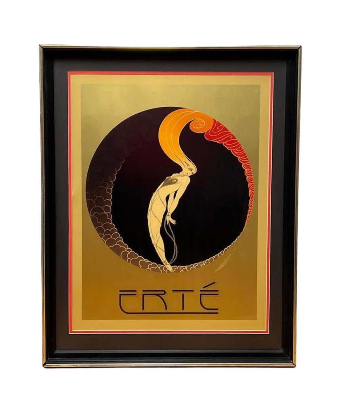 1979 Art Deco "L'Amour" artist Erté (Romain de Tirtoff), - photo 2