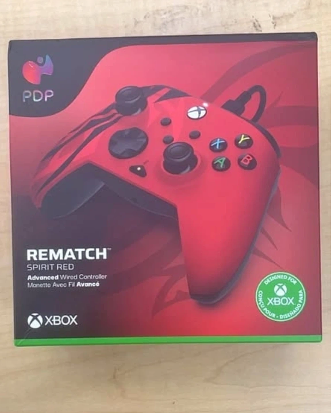 PDP Rematch Spirit Red Advanced Wired Controller for Xbox - photo 2