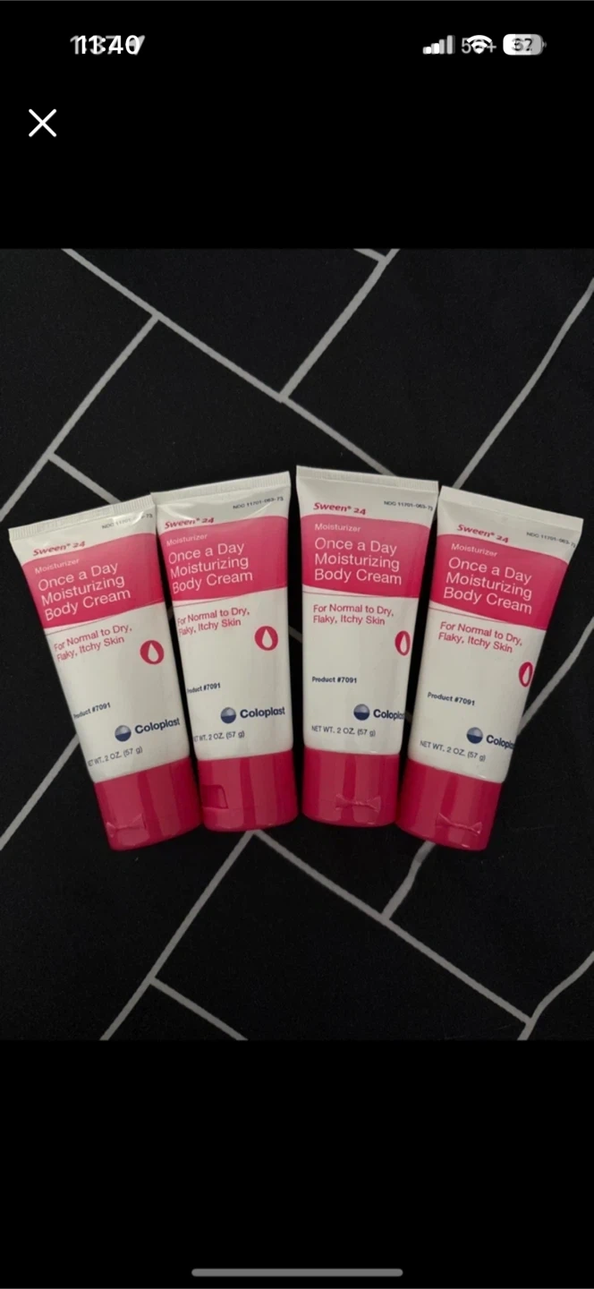Sween 24 Moisturizing Body Cream - 2 oz Tubes (4-Pack)