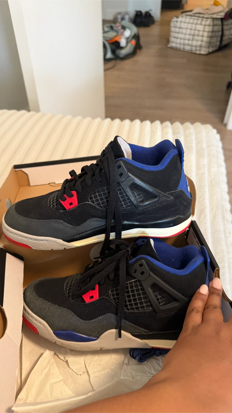 Nike Air Jordan 4 Retro - Black/Blue/Red - photo 3