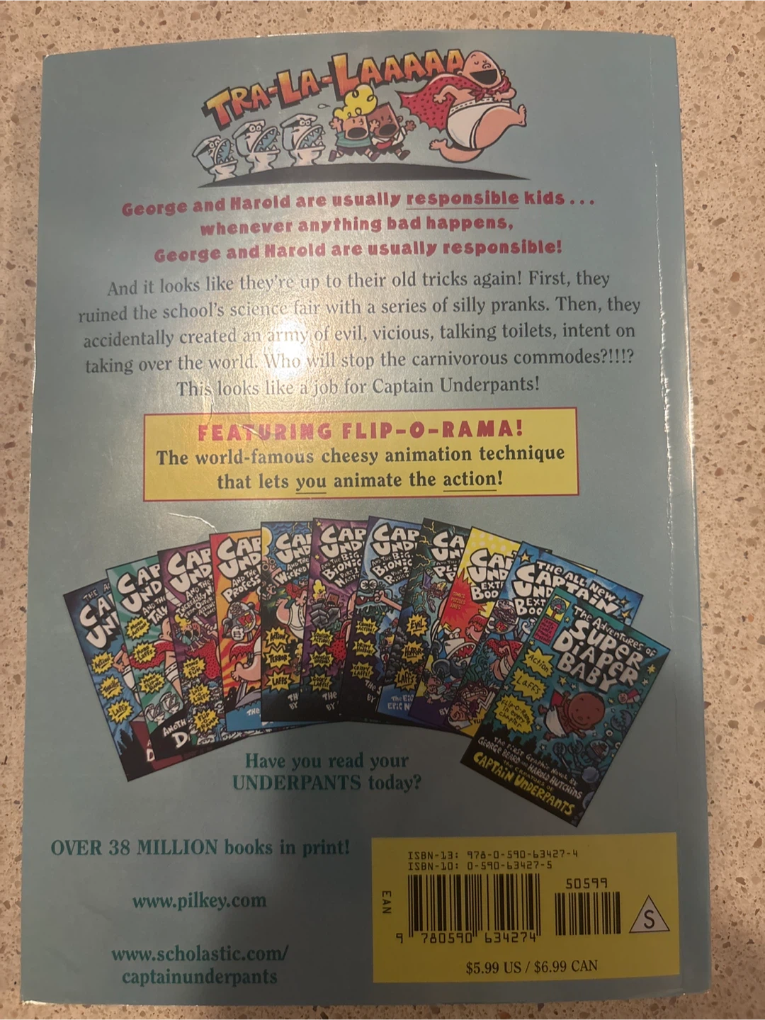 Captain Underpants and the Attack of the Talking Toilets Book - photo 2