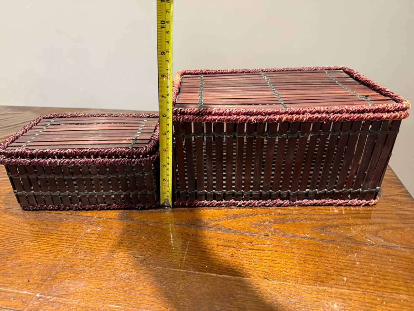 Set of 2  Baskets with Lids - photo 3