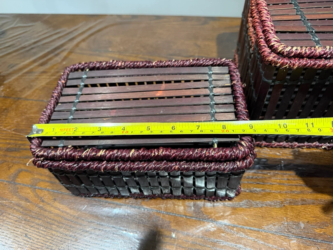 Set of 2  Baskets with Lids - photo 4