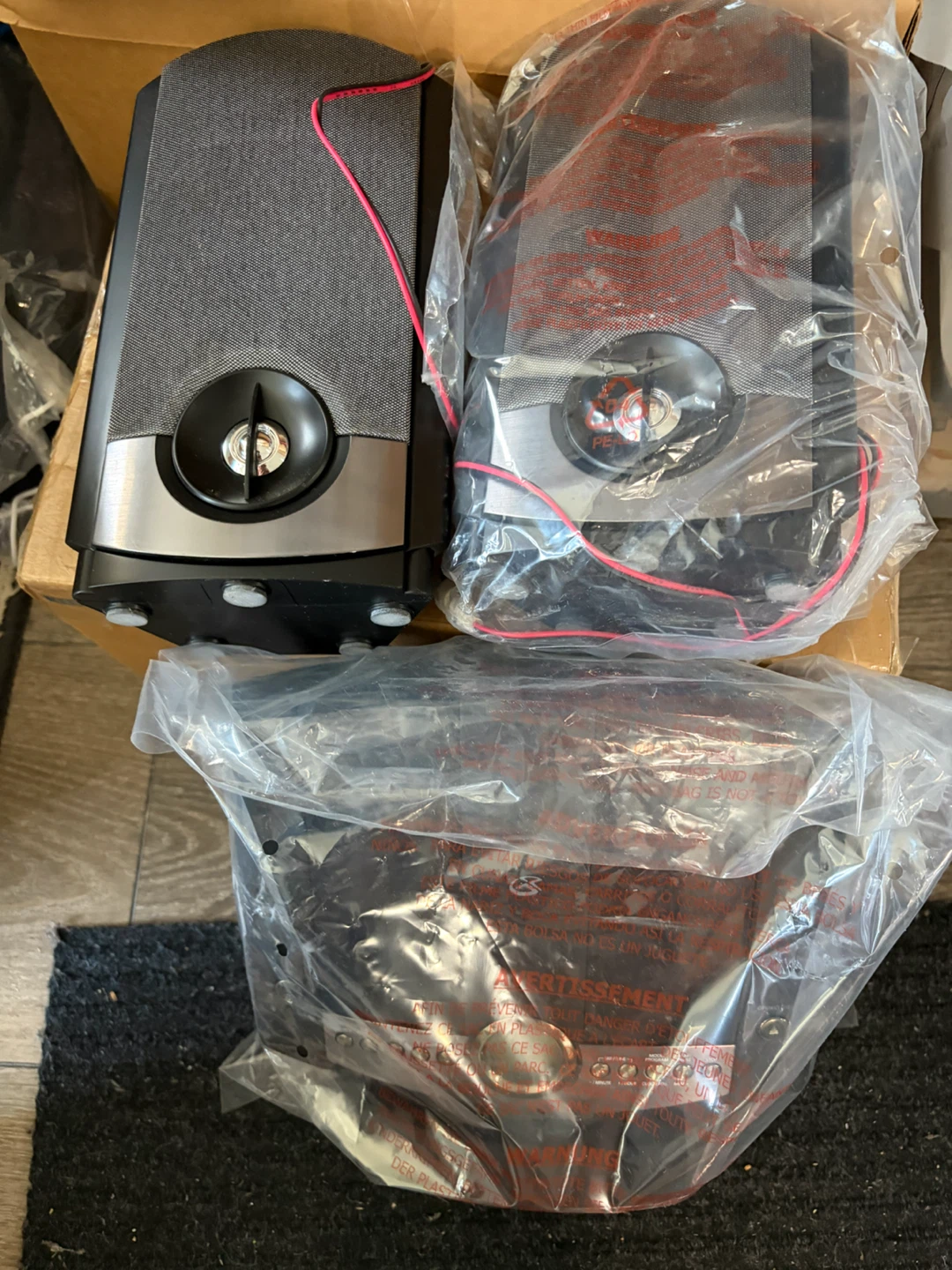 GPX Home Music System Speakers - photo 2