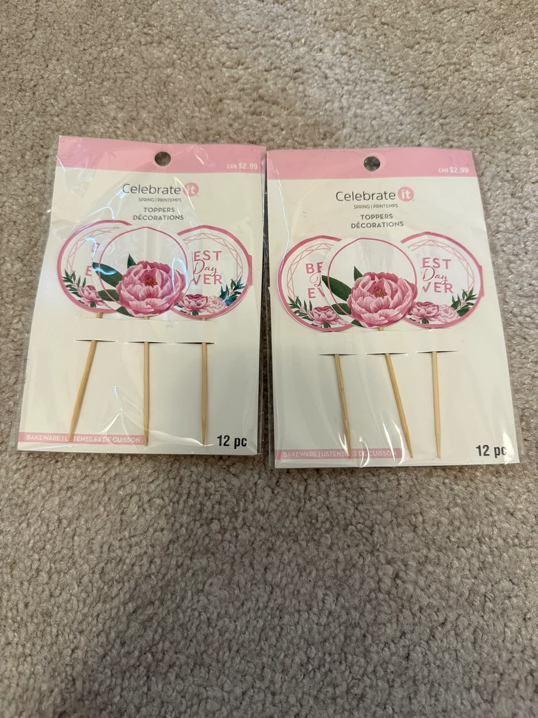 Celebrate It "Best Day Ever"  Toppers (24 pc)