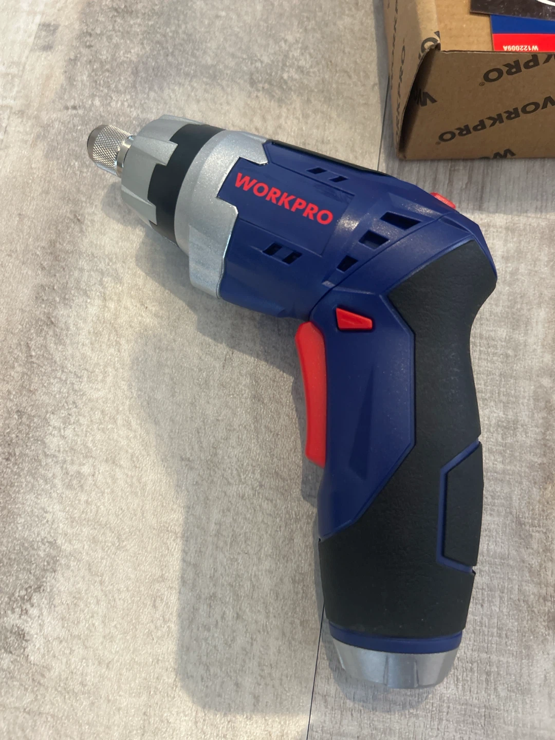 WORKPRO Cordless Electric Screwdriver with Bit Set