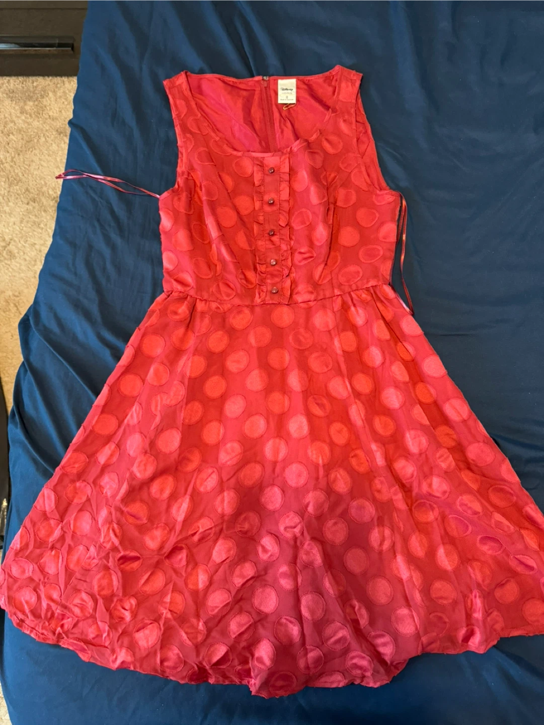 Lauren Conrad Disney collection red Polka Dot Dress Size 2