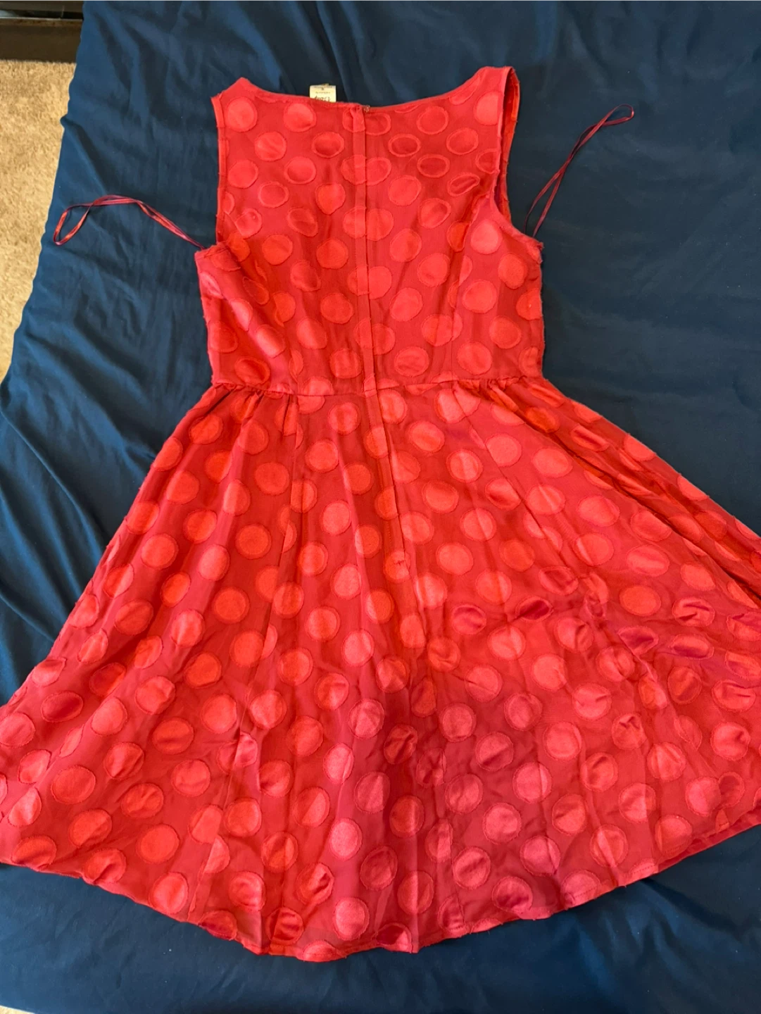 Lauren Conrad Disney collection red Polka Dot Dress Size 2 - photo 3