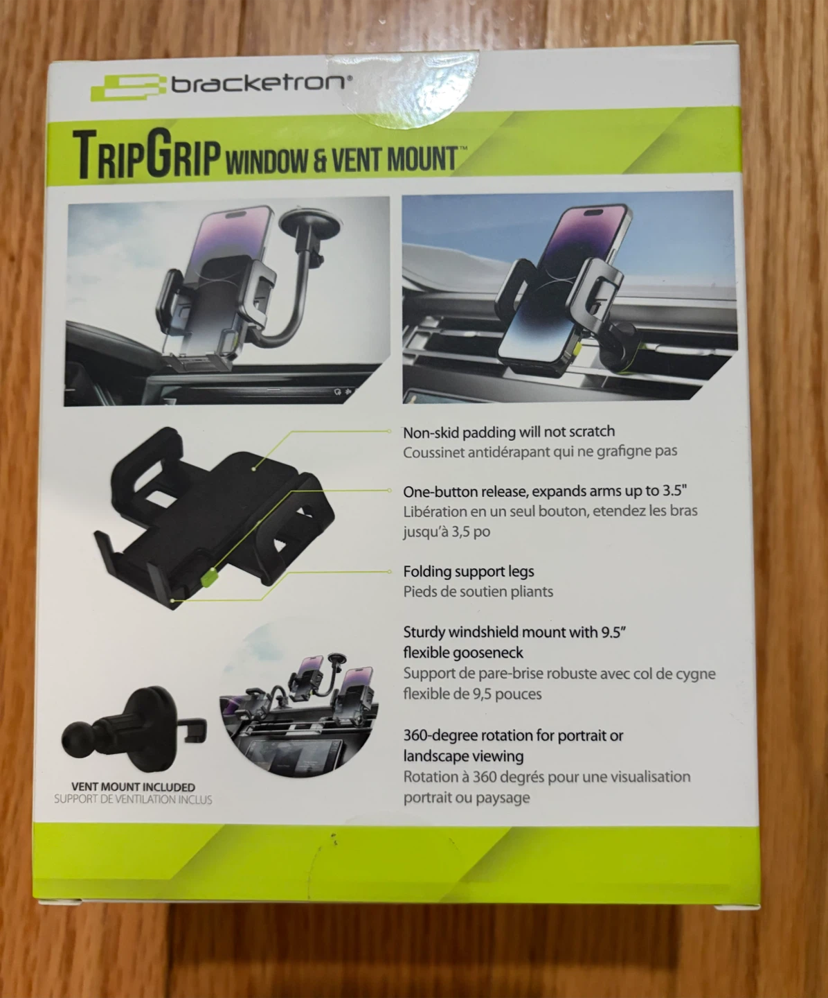 Bracketron TripGrip Window & Vent Mount - photo 2