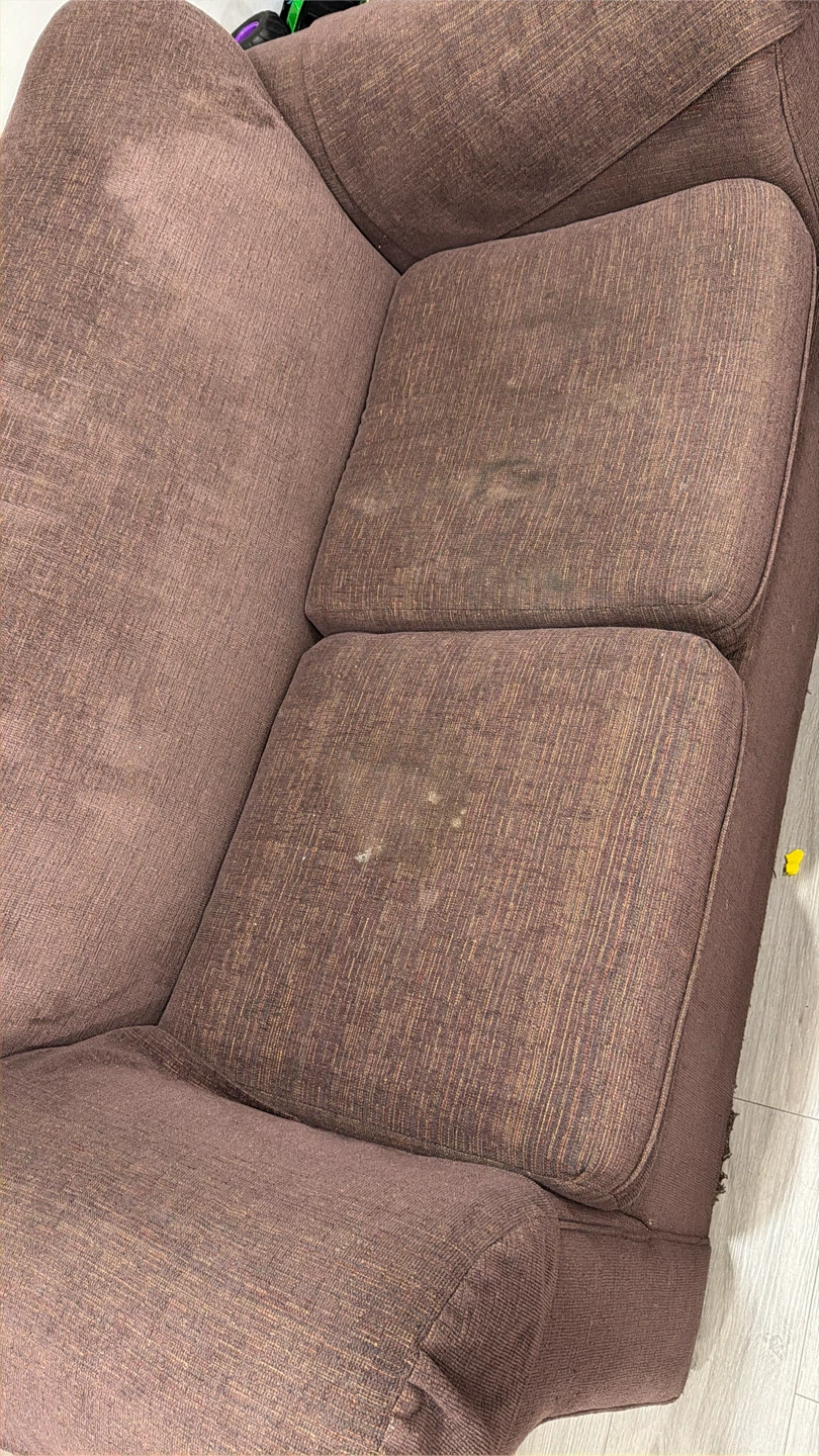 Brown 2-Seater Sofa with Accent Pillows - photo 2