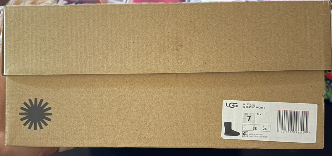 UGG Classic Short II Boots Black Size 7