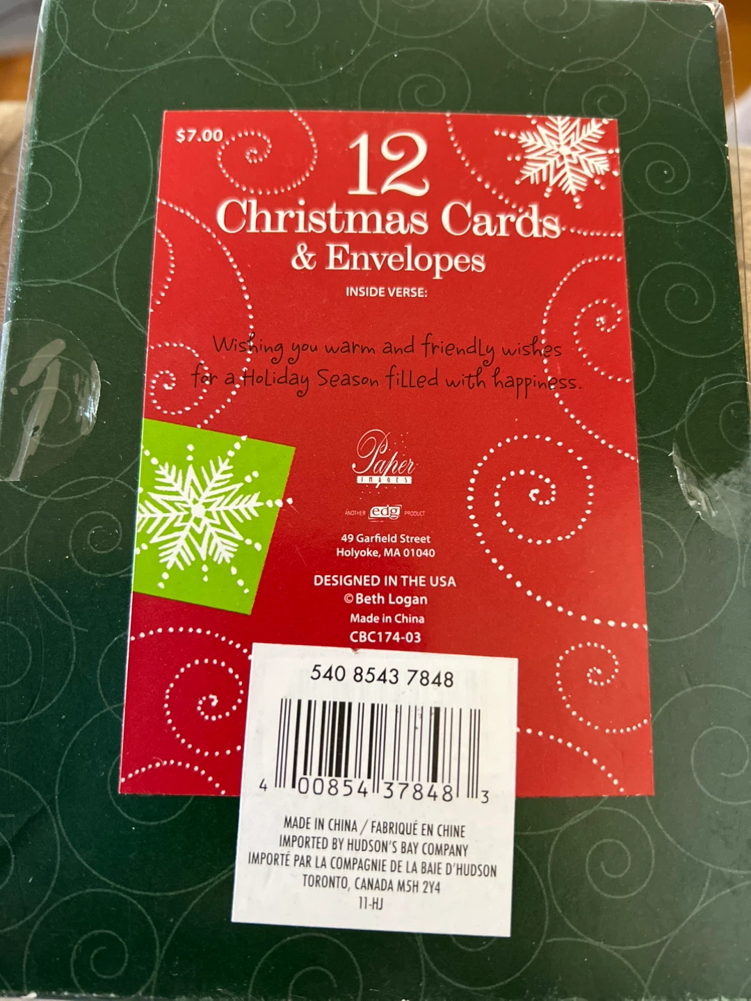 Christmas Cards & Envelopes-3 for $5 - photo 2