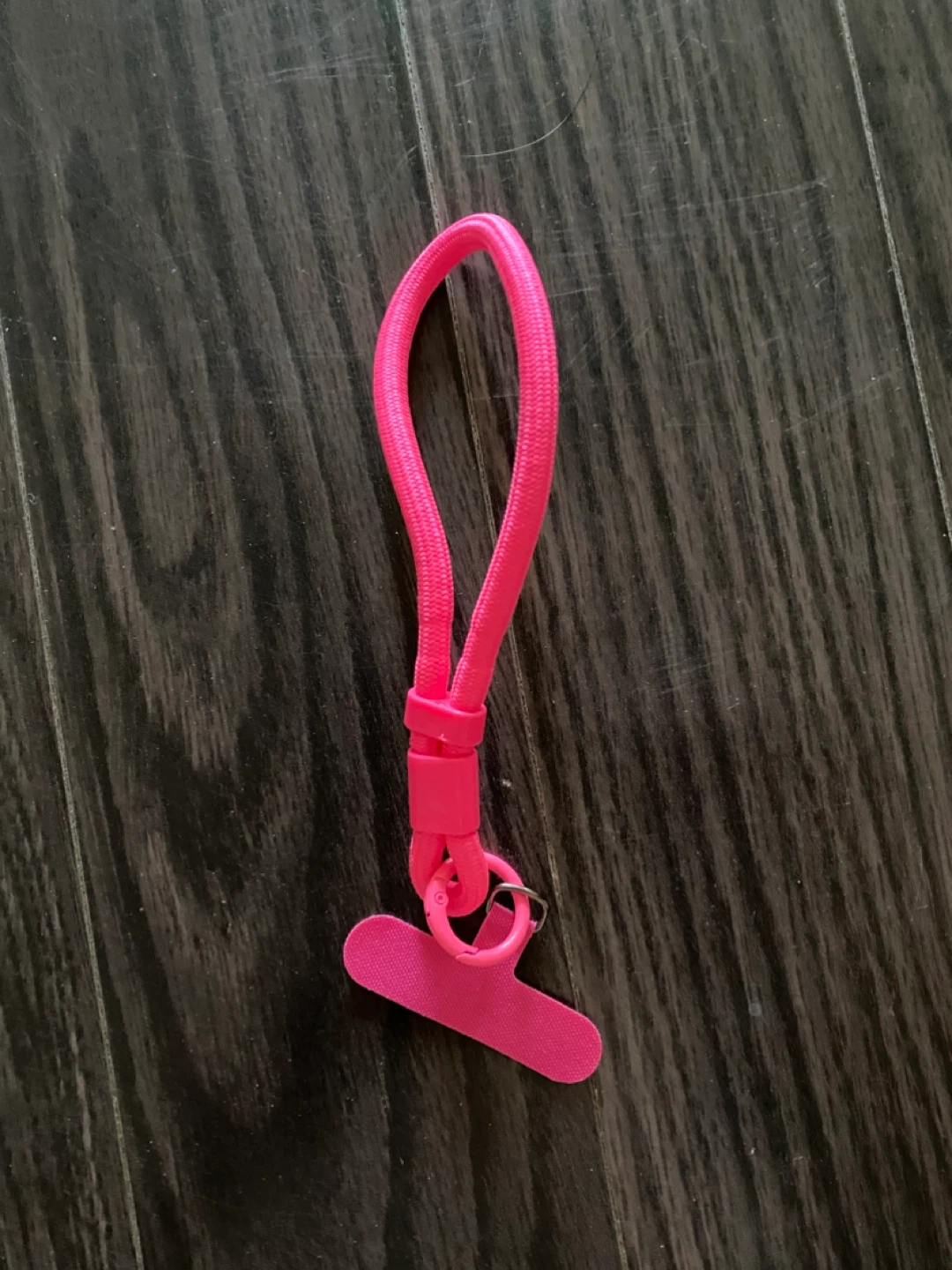 Bright Pink Phone Lanyard Charm