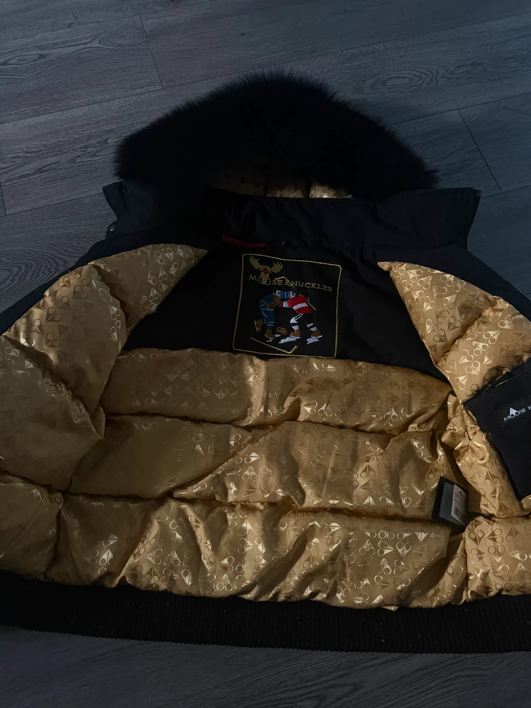 Moose Knuckles Black Winter Parka Jacket - photo 2
