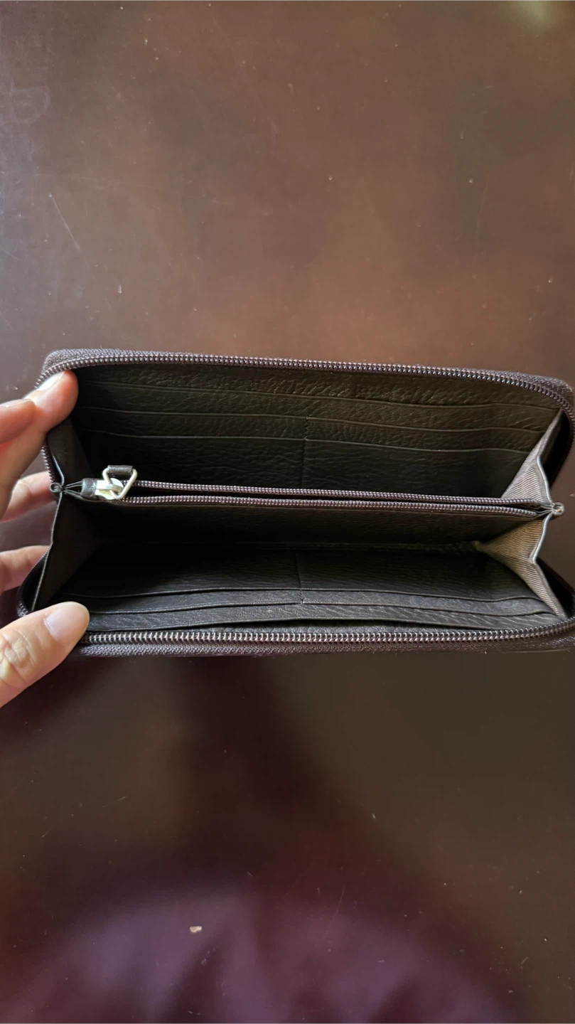 Devereaux Brown Leather Zip Around Wallet - photo 2