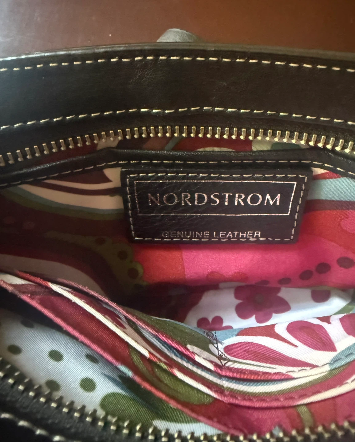 Nordstrom Genuine Leather Wristlet Clutch - photo 3