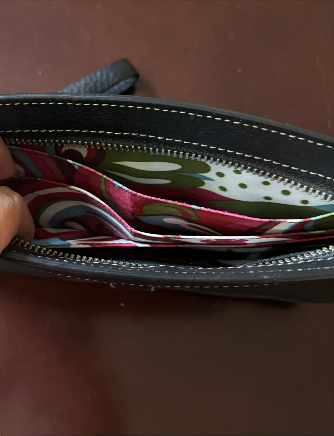 Nordstrom Genuine Leather Wristlet Clutch - photo 4