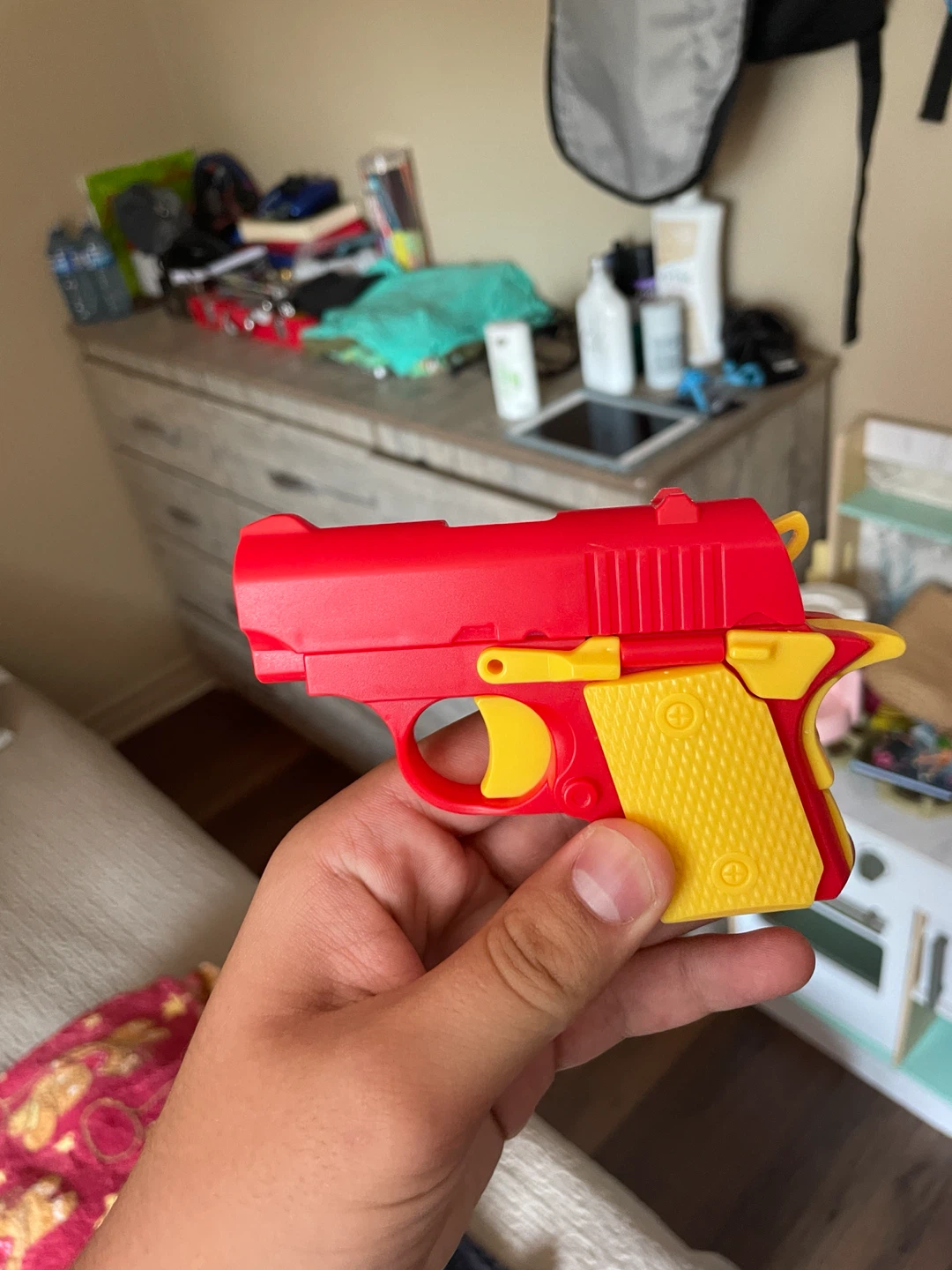 Red and Yellow Toy Cap Gun - photo 3