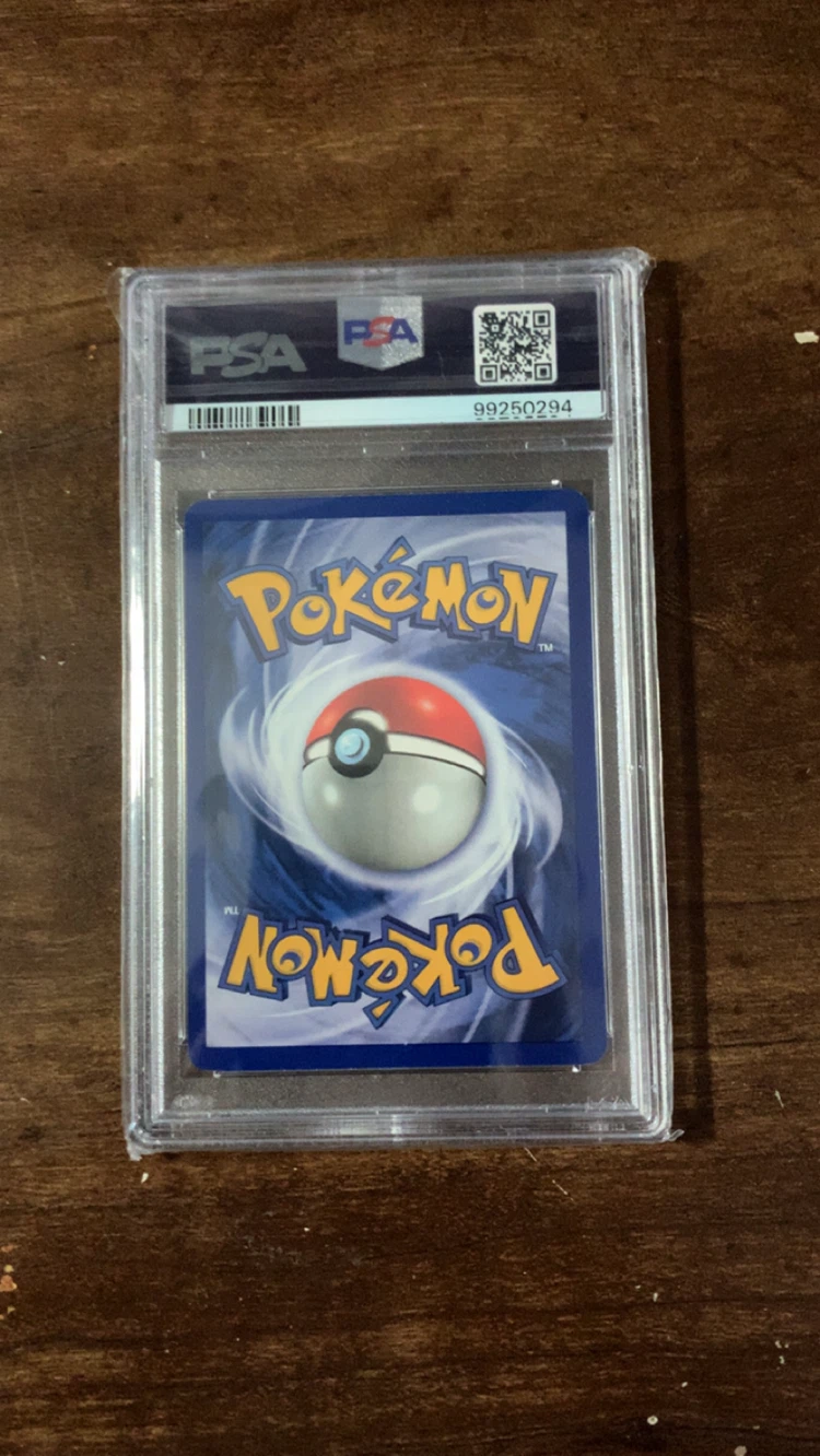 1999 Pokemon Game Imposter Prof. Oak Trainer Card PSA 8 NM-MT - photo 2
